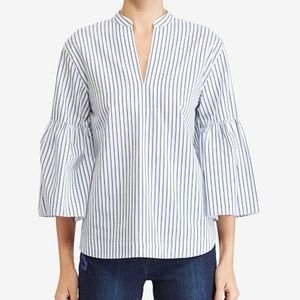 RALPH LAUREN STRIPED BLOUSE